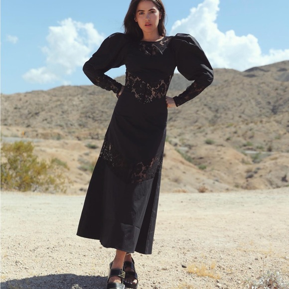 H&M Conscious Lace Trimmed Dress New with tags! - Picture 2 of 14